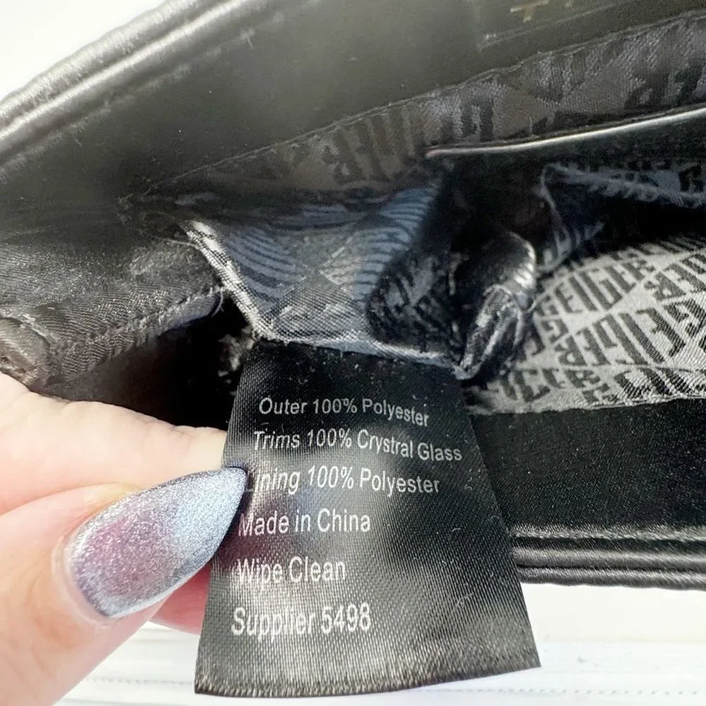 KURT GEIGER | The Kensington Rhinestoned Multicolor Two Way Bag Crystal Eagle
